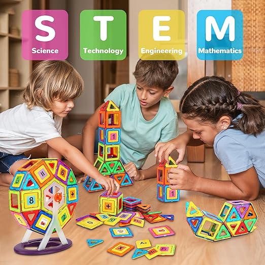 STEM Magnetic Building Blocks Set (42-Piece)