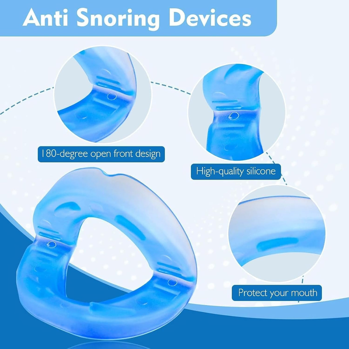 Anti-snore mouthpiece case
