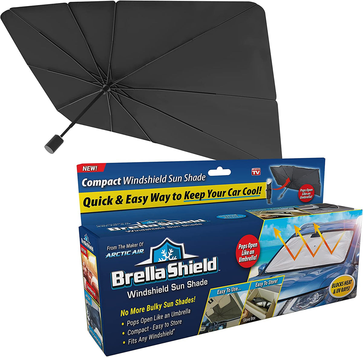 Premium Car Windshield Sun Shade - main