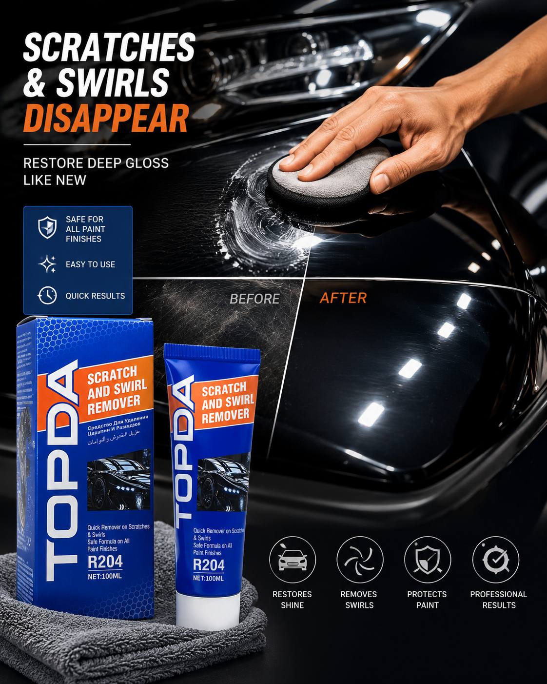 TOPDA Scratch & Swirl Remover - bottle