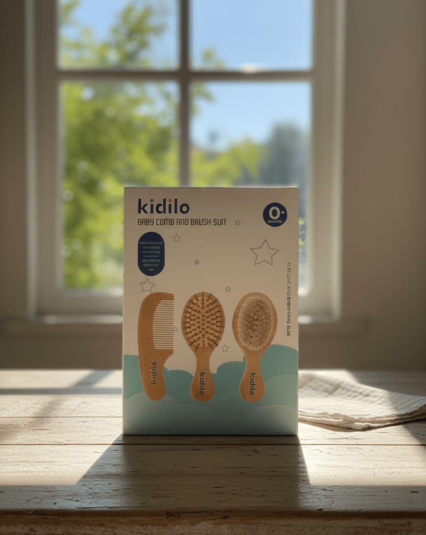 Kidilo Baby Brush & Comb Set - main