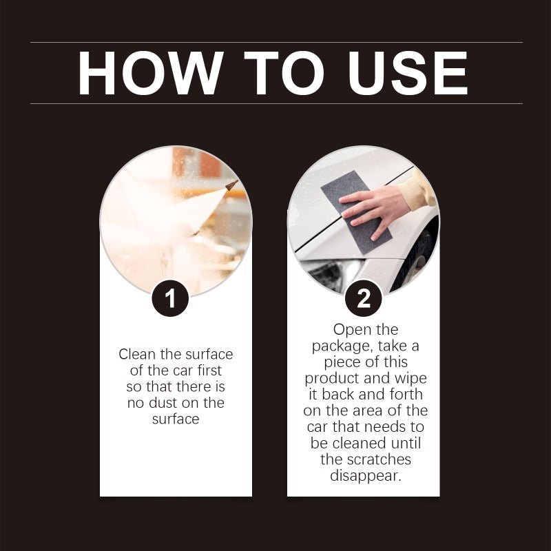 RayHong Car Scratch Remover Cloth - pack