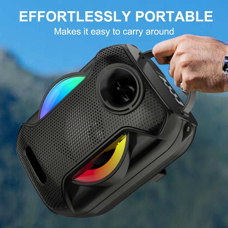 Sing-E Portable Bluetooth Speaker - lights