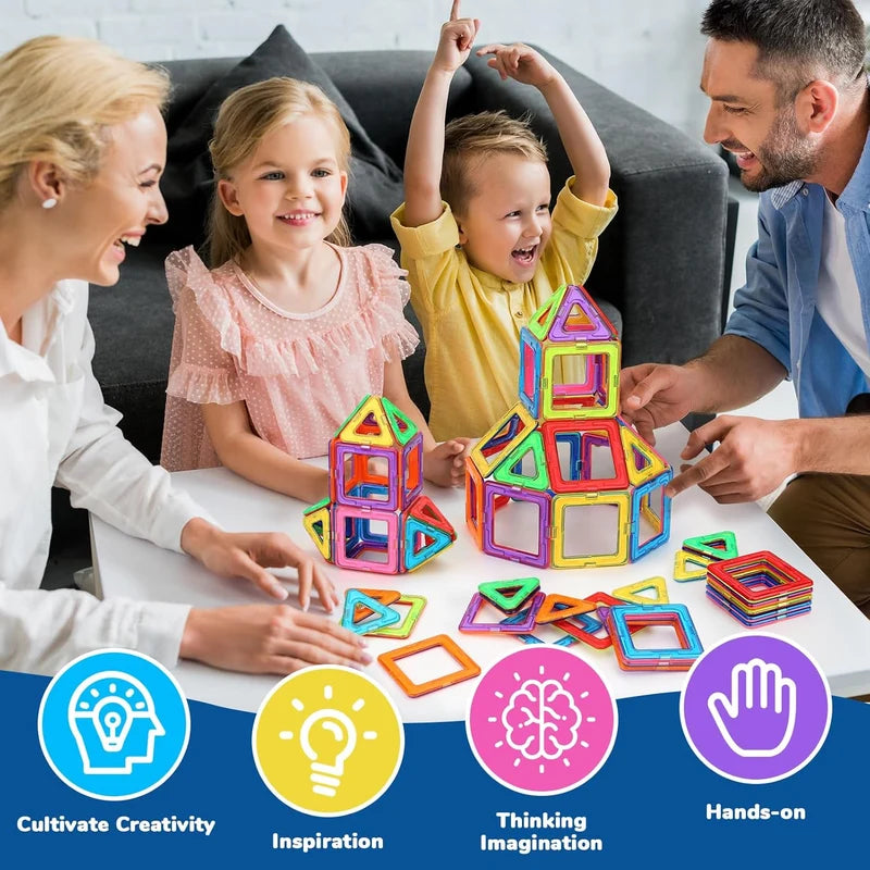 STEM Magnetic Building Blocks Set (42-Piece)