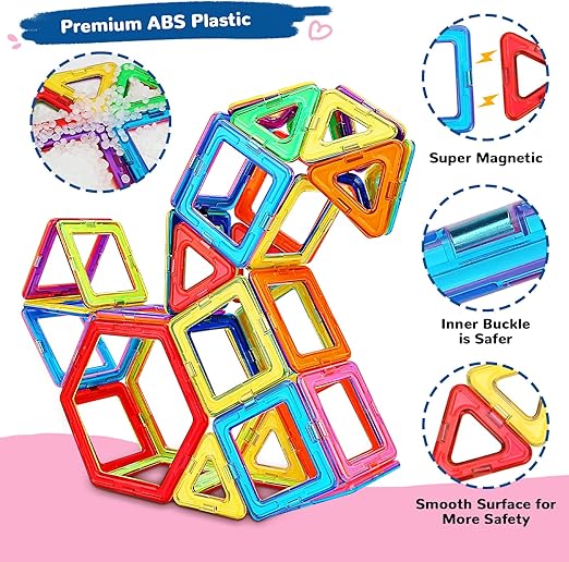 STEM Magnetic Building Blocks Set (42-Piece)