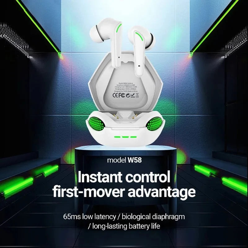 TWS Wireless Gaming Headset (Low-Latency)